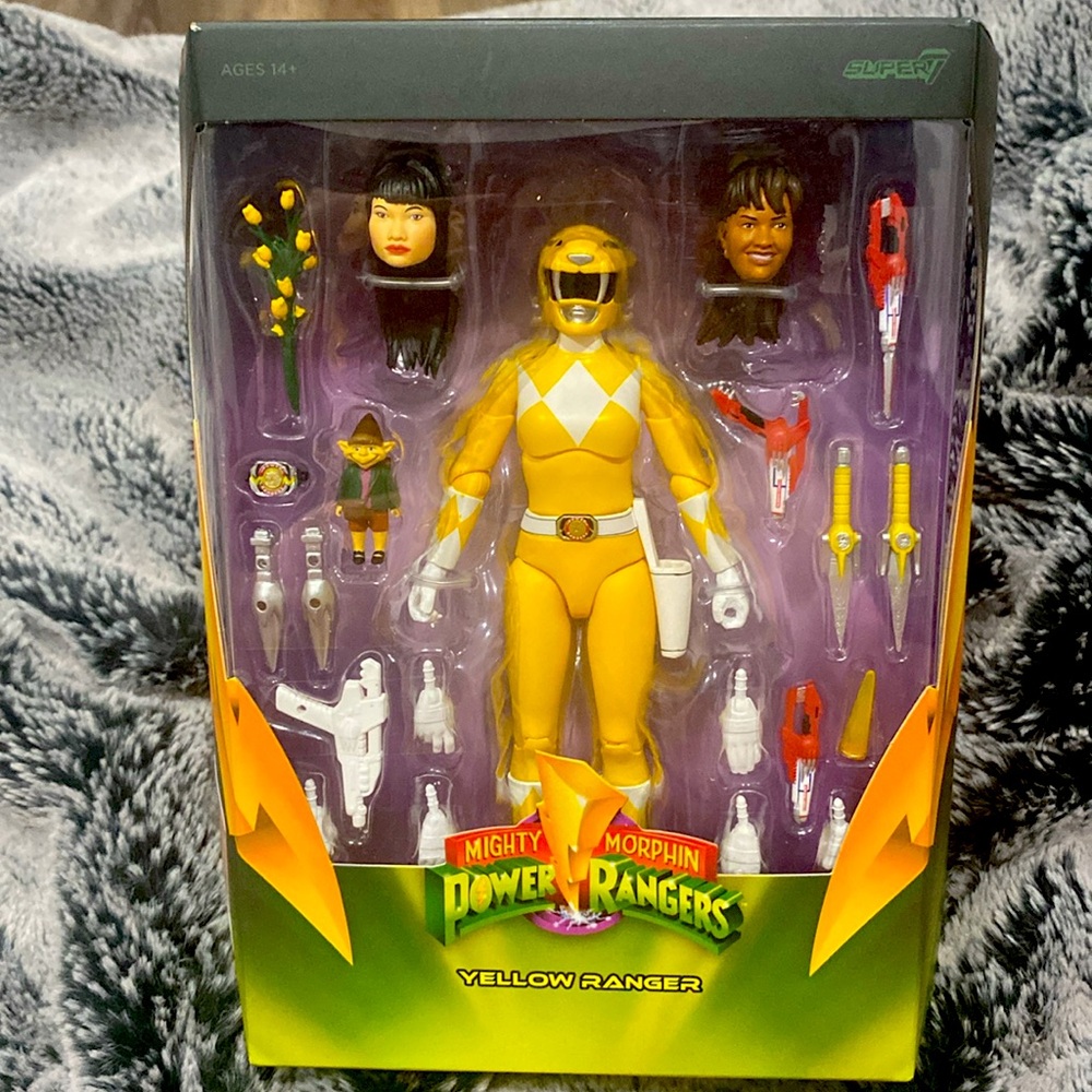 Super 7 Ultimates!!! Putty Patroller And Yellow Power Ranger